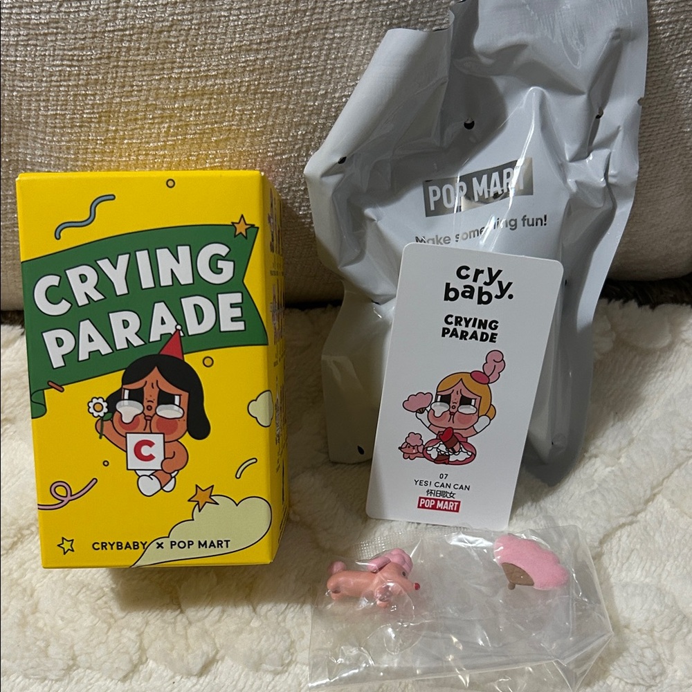 Pop Mart Crying Parade Cry Baby- Yes I Can